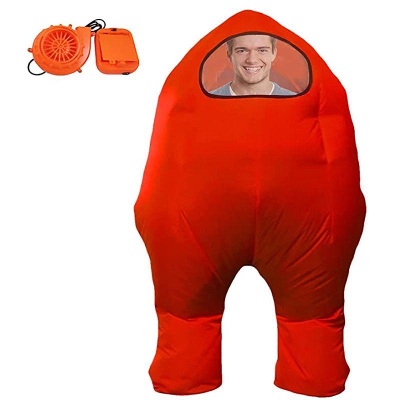 Kostium dmuchany skafander kosmiczny Among Us na cosplay i imprezy Halloween