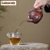 270ml Yixing Purple Clay Teapots Handmade Dragon High Scoop Pot Raw Ore Di Chao Qing Mud Tea Soaking Kettle Zisha Tea Set Craft