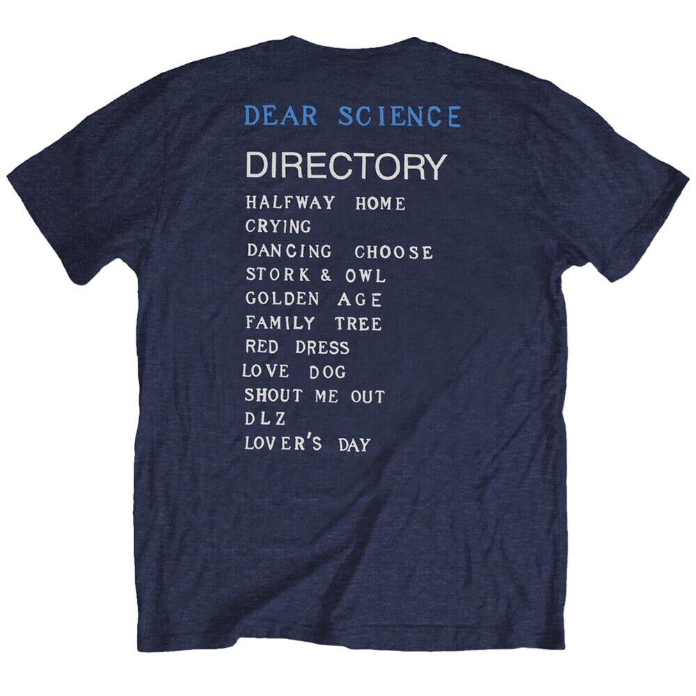 T-Shirt in Cotone con Stampa sul Retro a Pennellate per Adulti Unisex TV On The Radio