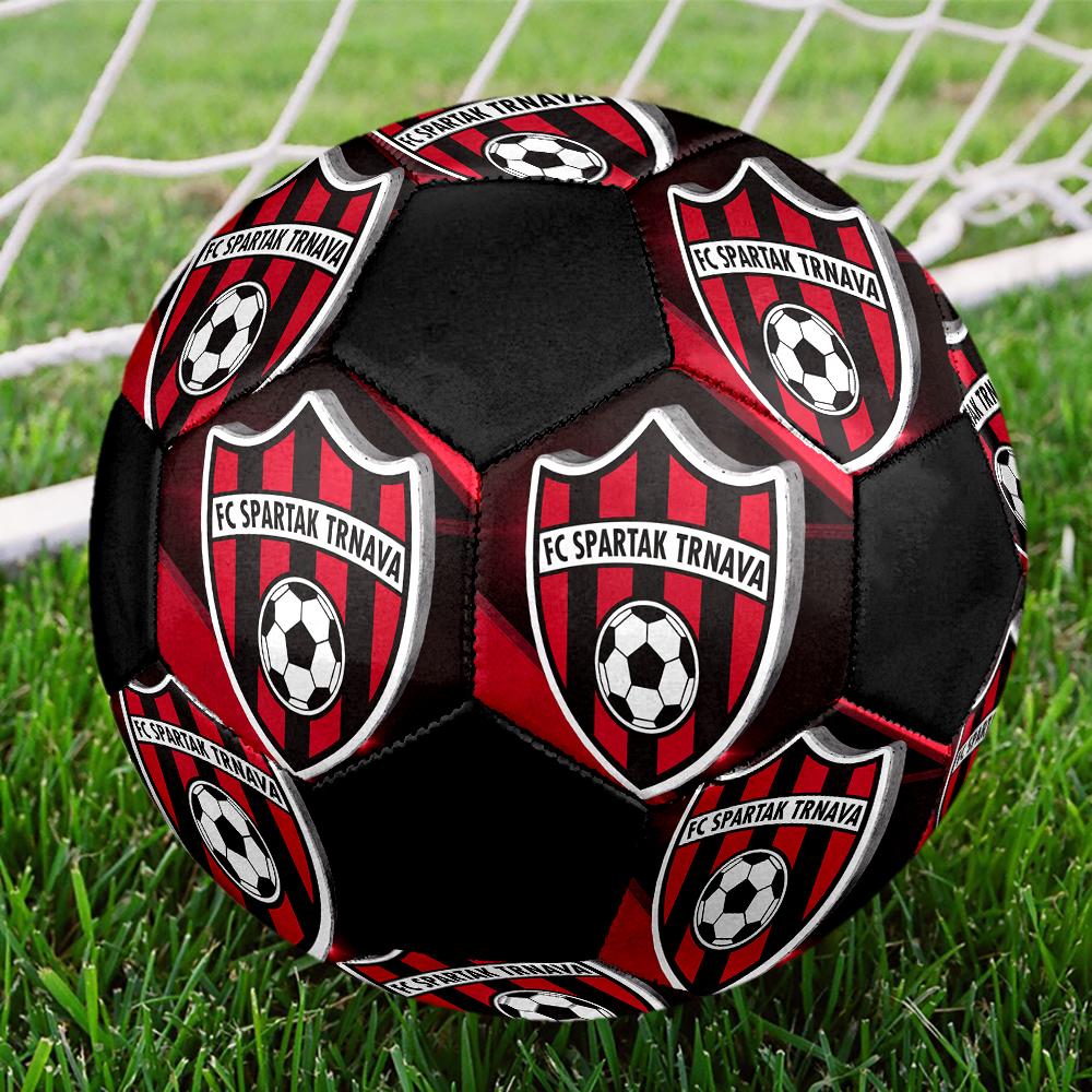 Pallone da Calcio FC Spartak Trnava, colorato, adatto a tutte le età, cucito a macchina, materiale PVC, qualità da competizione, durevole e ad alto rimbalzo