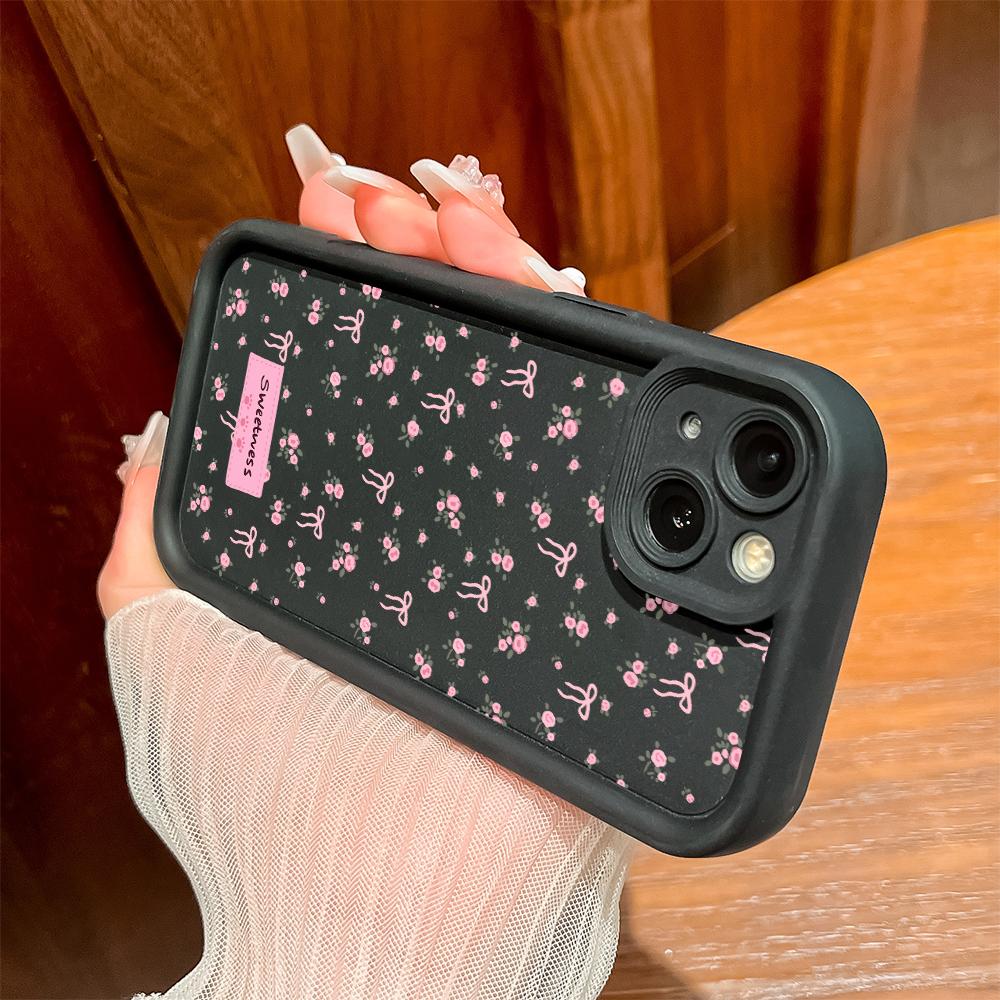 Μαλακή τετράγωνη σκάλα εκτύπωσης μοτίβο θήκης τηλεφώνου Πλήρες κάλυμμα κάμερας, προστατευτική θήκη από καουτσούκ για Samsung