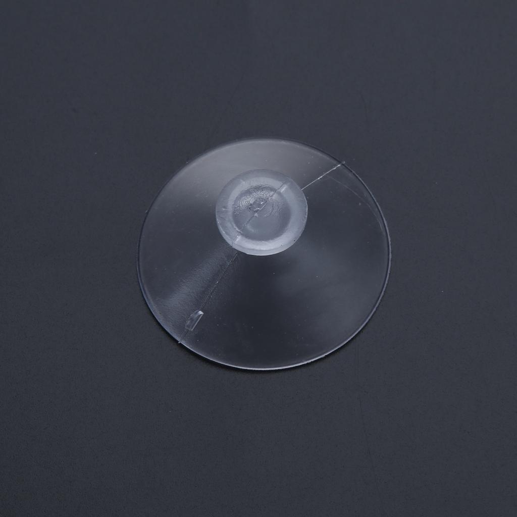 50 Stück Klare Saugnäpfe Ohne Haken Pilzköpfe Saugnapf-Pads PVC-Kunststoff-Sauger für Glas-Tischplatten Wiederverwendbar