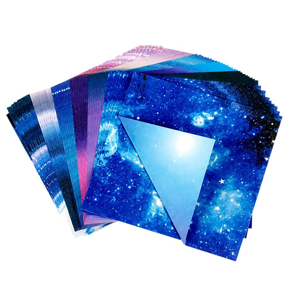 Shttown Origami and Stylish Thousand Cranes Set of 100 Double-Sided Paper, Colorful, Cute, DIY, 7cm, (Type C)