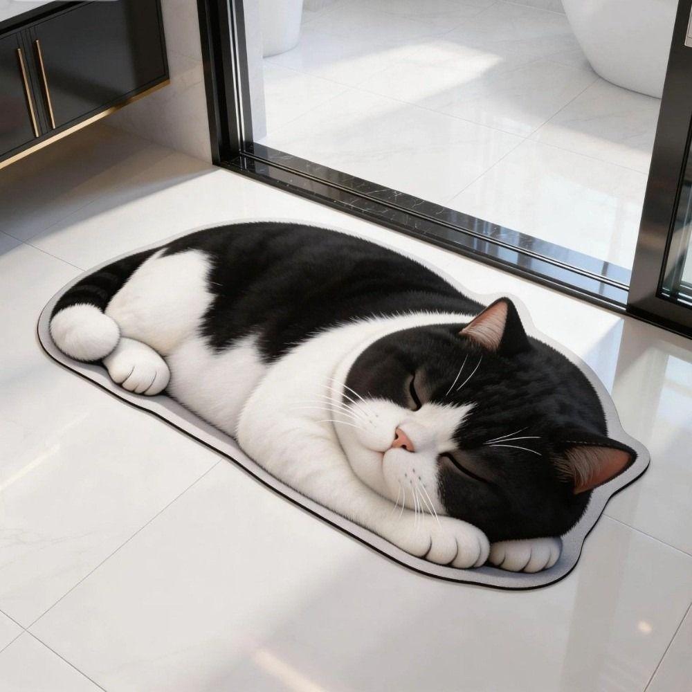 Super Absorbent Diatom Absorbent Doormat Washable Bedroom Carpet  Household Daily Decoration