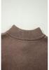 European & American Floral Jacquard Knit Half-Zip Sweater for Women - Winter 2025 New Style.