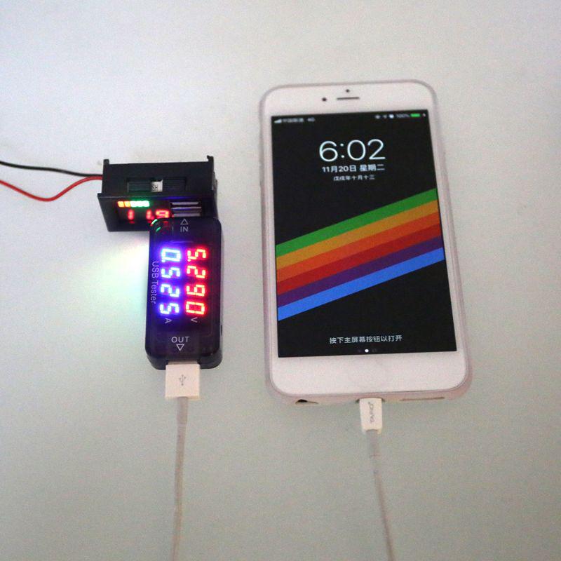 Universal 12V Dual USB Digital Voltmeter Voltage Display Panel Meter for Motorcycle Electromobile E-bike