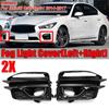 Bezel Front Left + Right Fog Light Lamp Cover Frame For Infiniti Q50 Sport 14-17