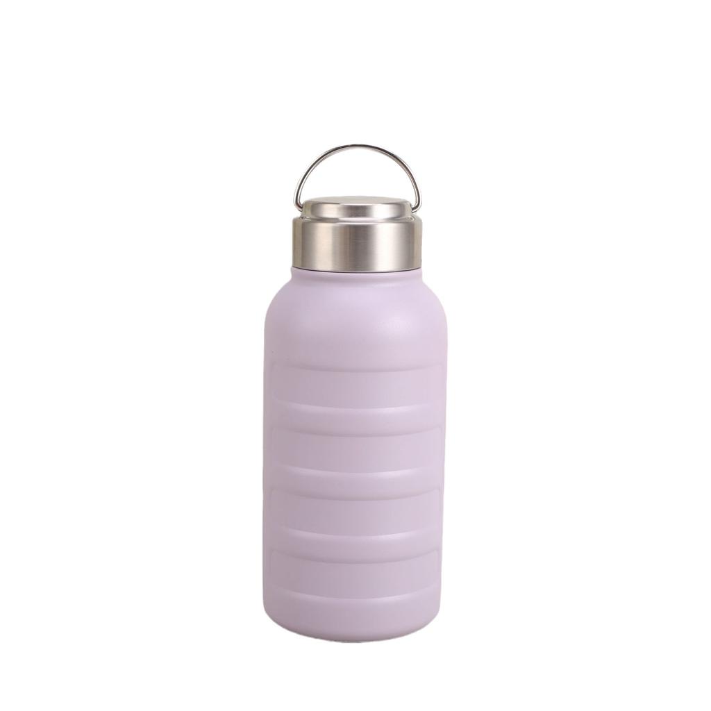 Creative Stainless Steel Mug Girl Handle Portable High-value Water Cup 1000ml Large-capacity Ins Wind Cup