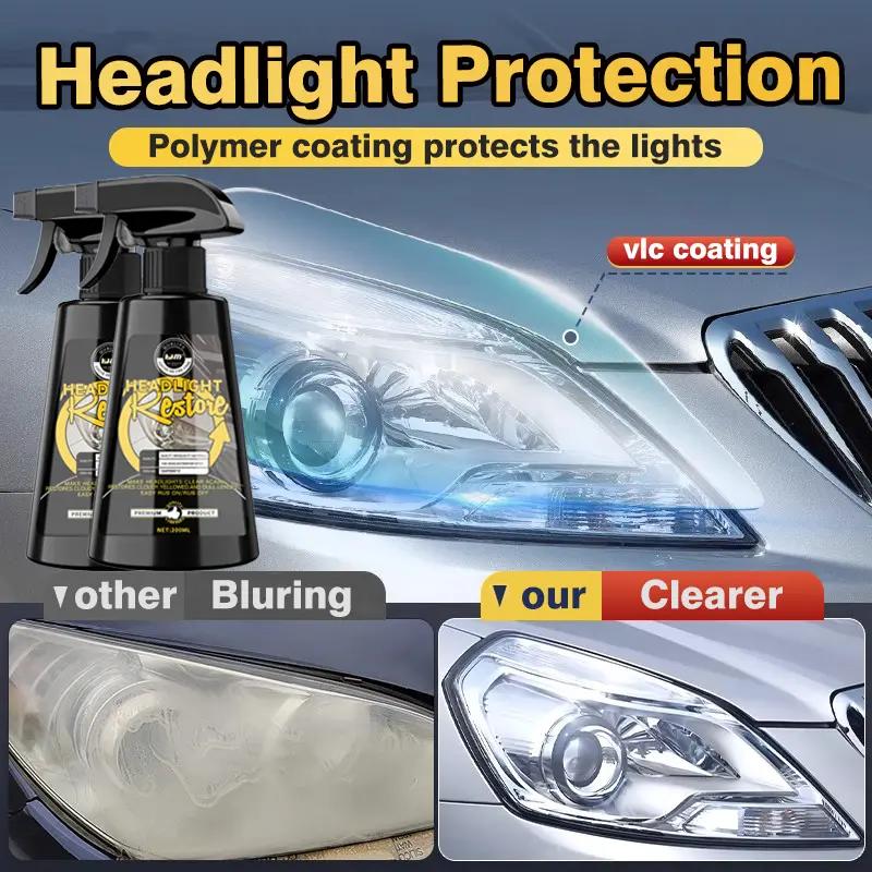 Ceramic Headlight Repair Kit, Advanced Car Light Repair Tool - Restores Clear Headlights and Prevents Yellowing and Re Oxidation