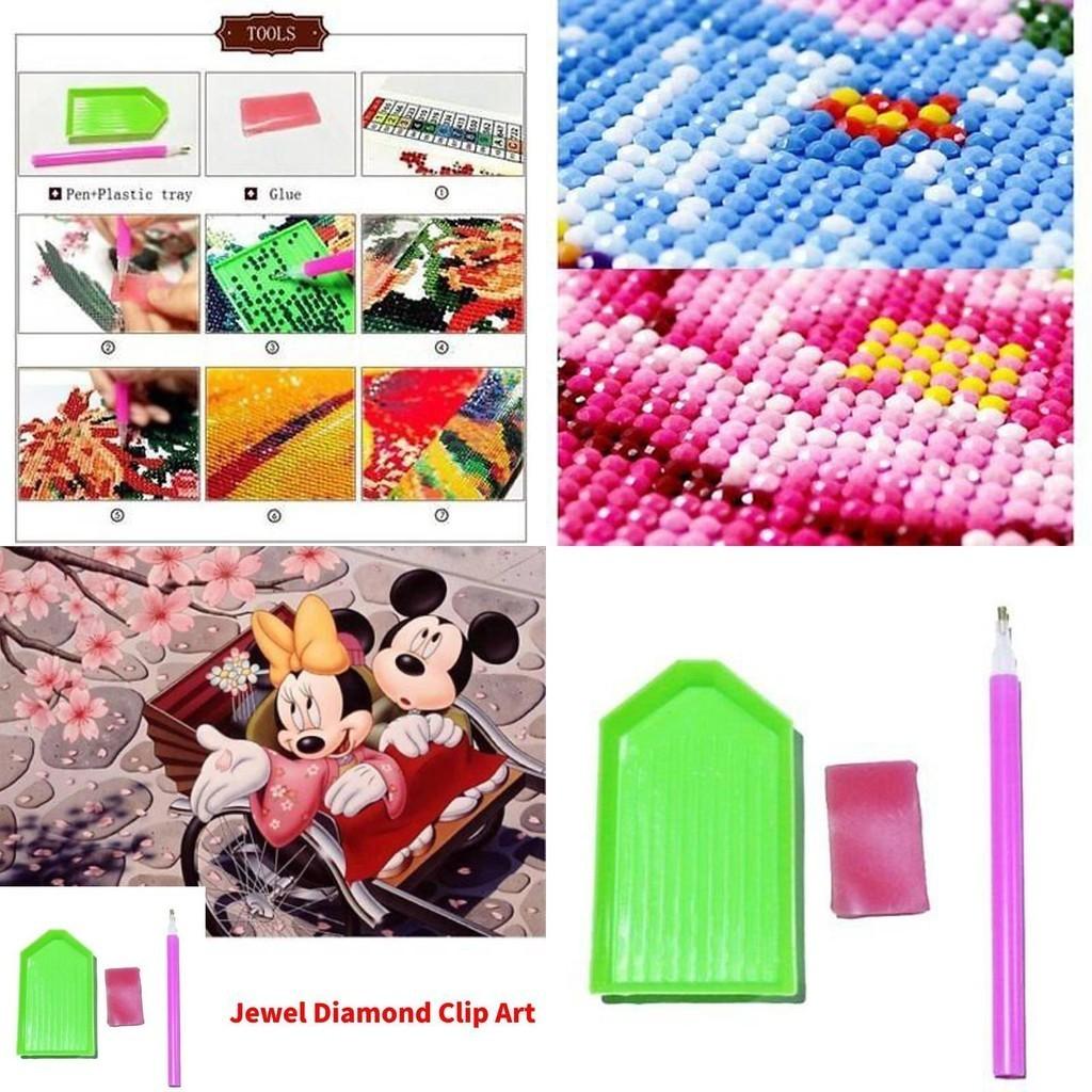 A4 Diamond Painting Tools Set Plastic Light Board Copy Table Point Drill Pen Clay Kit
