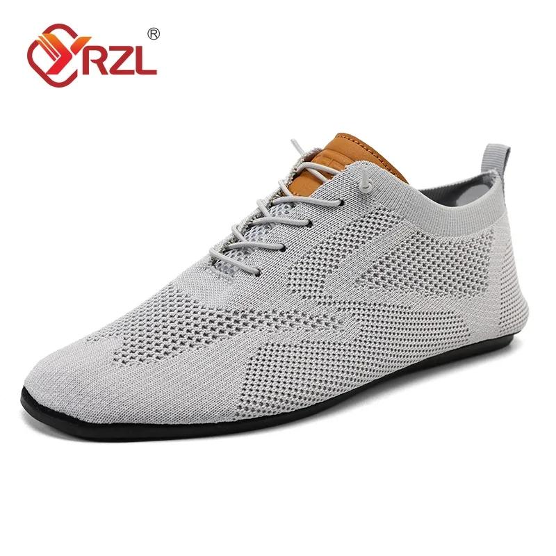 

YRZL сетчатые мокасины мужские мокасины для вождения тонкие плоские прогулочные туфли легкие дышащие нескользящие повседневные мокасины мужские туфли 42 серый