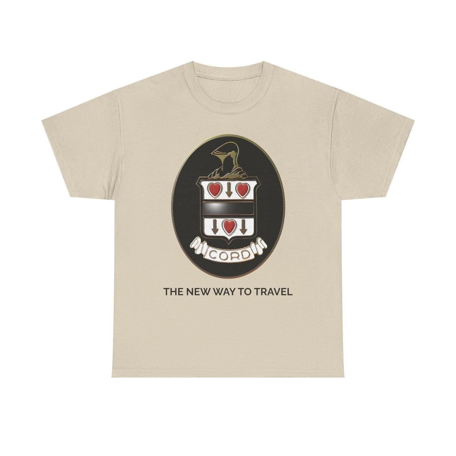 Classic Cord Automobile The New Way to Travel Logo T-shirt S разноцветный