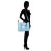 Tote Bag Lana B4 Size Storage 63554 Detachable Shoulder Strap Sax Blue [Champion] No. Women's