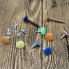 100pcs/bag Self-tapping Screws Decor Cover Plastic Nuts Bolts Covers Exterior Protective Caps Furniture Hardware Decor Cover