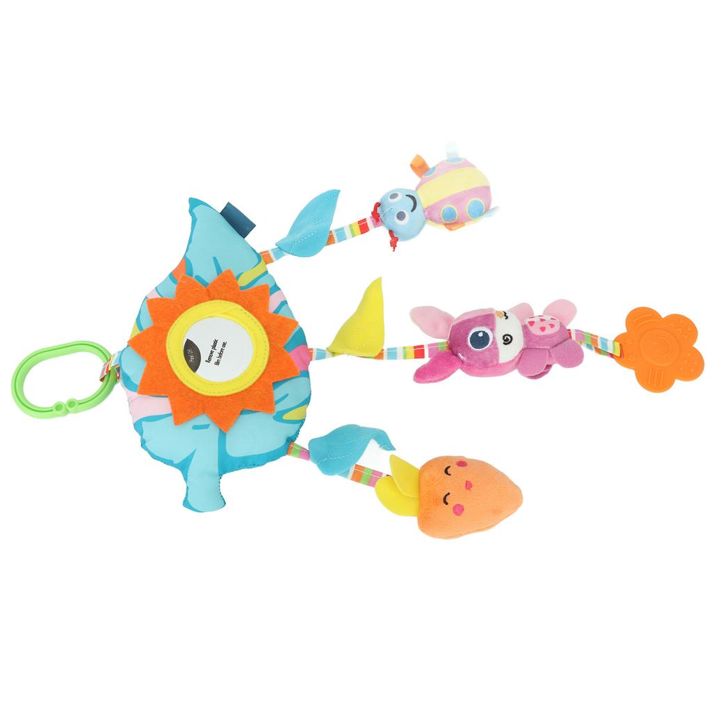 Autositz Spielzeug Baby Neugeborenes Plüsch Hängend Clip On Säugling Kinderwagen Beißring Gel Geschenk Blatt