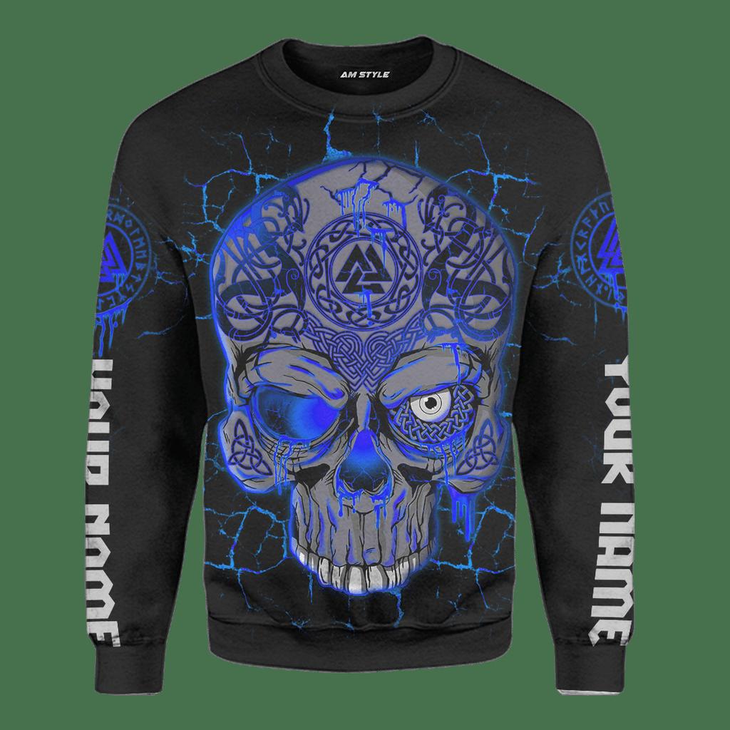 Mode 3D Digitaler Tattoo-Print Herren Casual Oberteil Frühling Sweatshirt