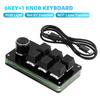 Mini USB Custom Mechanical Keyboard 3/6 Keys + Knob RGB Gaming Keyboard Sayo Device Shortcut Programmable Keypad Keys Macro Paste Button
