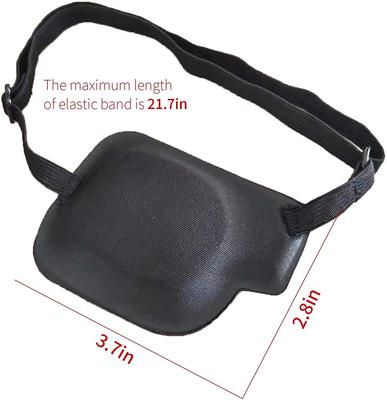 Right Eye Sleep with 3D Breathable Design, Single Eye Cover with Hook and Loop Strap