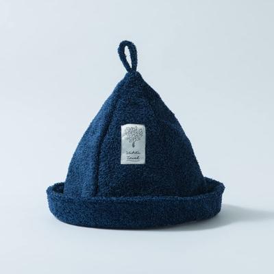 Hartwell Made In Japan Vihita Towel Sauna Hat Navy Imabari Sauna Towel