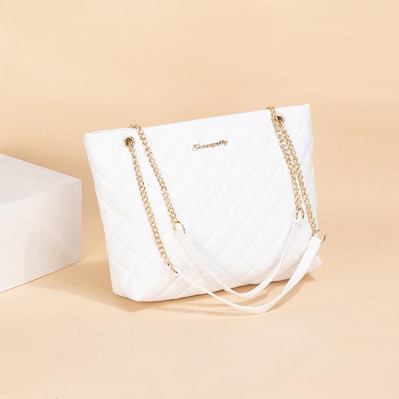 Cozy Up Women's Bag Classic Lingge Embroidered Bag Chain Bag Women's Large Capacity Combination Bag