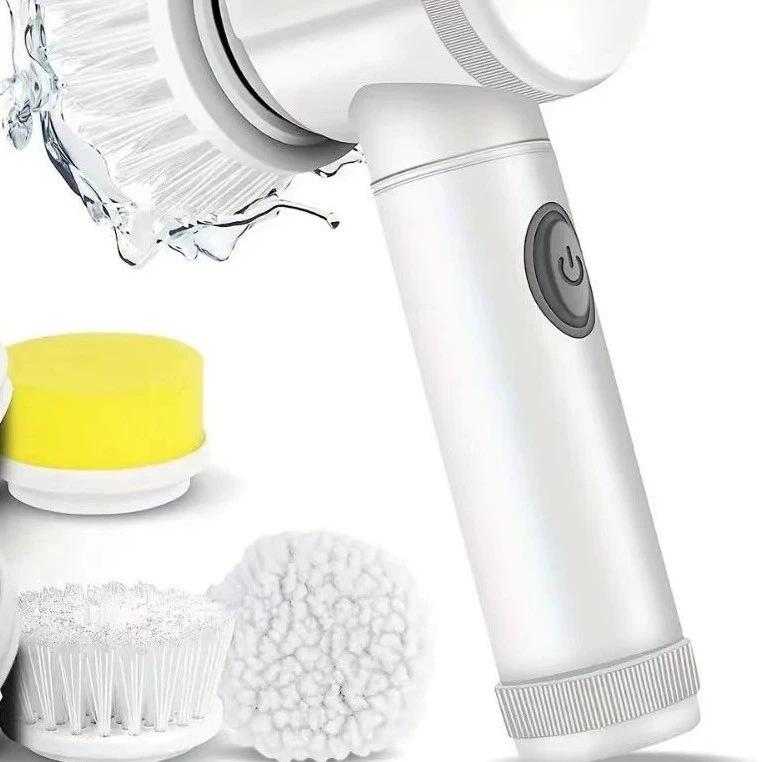 Multifunctional Handheld Electric Cleaning Brush and Shoe Polisher for Kitchen and Bathroom