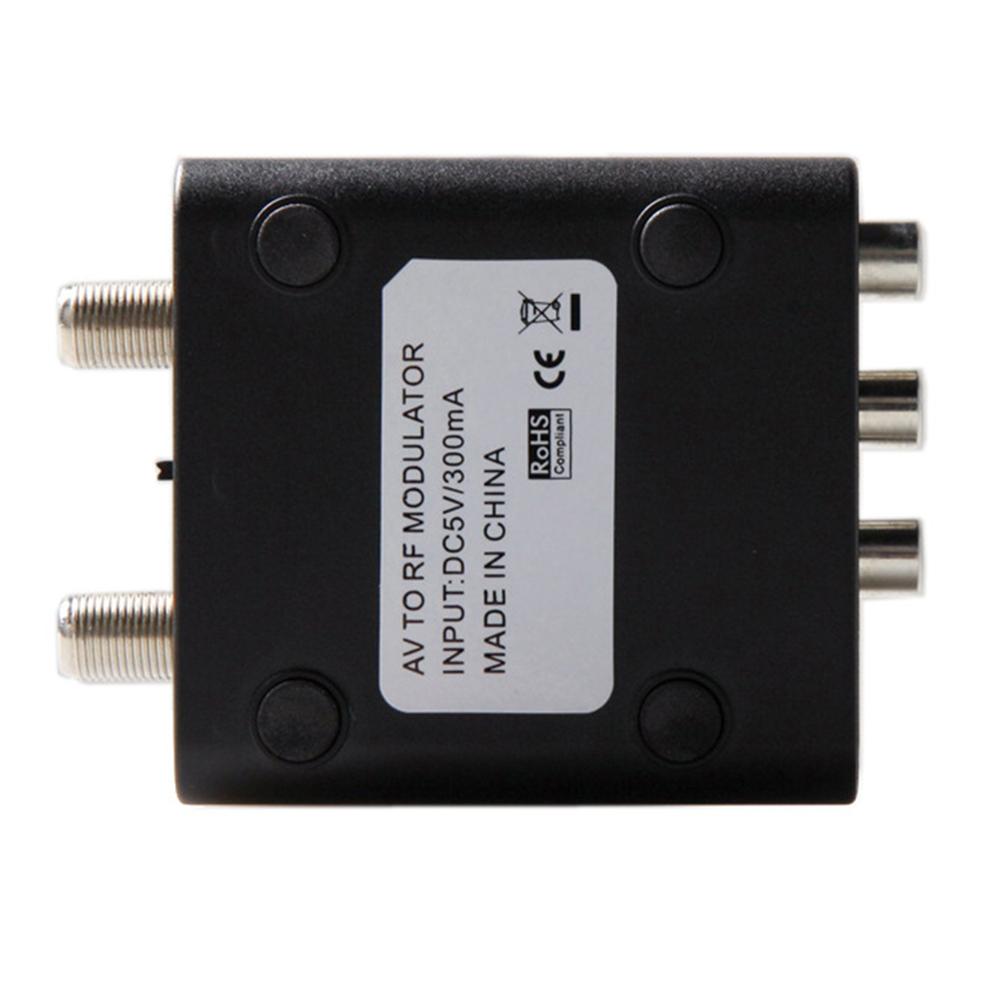 Audio And Video RF Output Instrument Part HD Video Output AV To RF Converter Adjustable Output Channel Compact Design