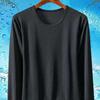 T-shirt da Uomo a Maniche Lunghe in Rete Traspirante Rinfrescante Vestibilità Larga Estiva T-shirt Protezione Solare per Sport Vacanza Strada