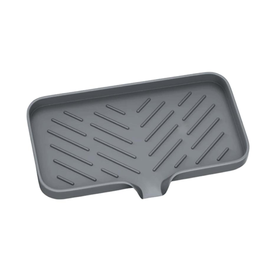 Kitchen Sink Sponge Holder Silicone Soap Dish Bar Soap Holder Self Draining Anti-slip Storage Rack Bathroom Supplies