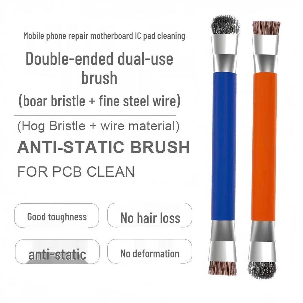 [Popular Item] Double-Ended Stiff Steel Wire Brush for Circuit Board Cleaning