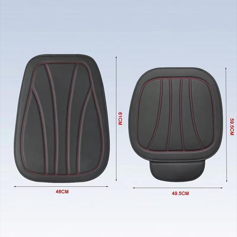 Single Front Car Seat Covers Leather Water Proof Seat Protector Universal Anti-Slip Driver Seat Cover Front Split  Seat Cushion