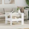 White Coffee Table 57 x 55 x 45 cm Engineered Wood