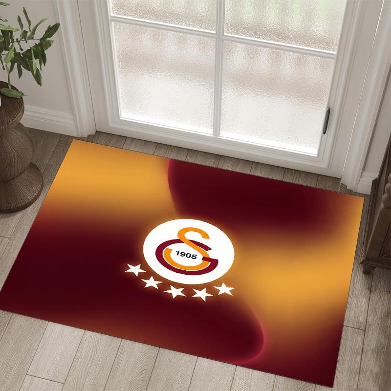 Tappeto in Velluto di Cristallo Design Galatasaray FC Accogliente Non?Tappeto Stampato Antiscivolo per Camera da Letto Soggiorno Ingresso