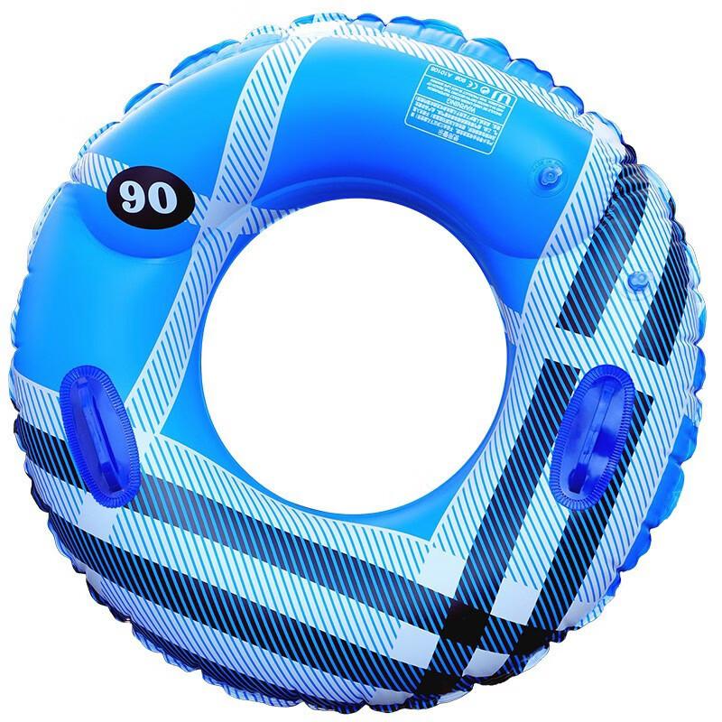 Thickened Anti-Rollover Double Airbag Swimming Ring