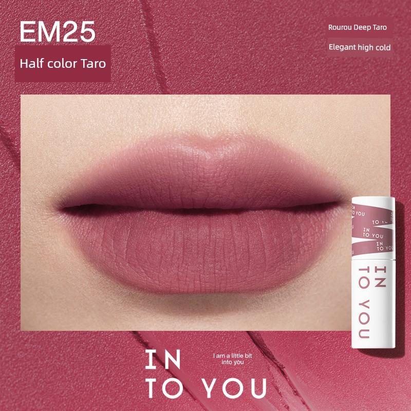 into You Em08 Yellow Skin White Matte Lip Mud