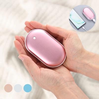 Winter Mini Hand Warmer Heating Pad USB Rechargeable Hand Warmer Heater Pocket Mini Electric Heater Warm 5000mAh