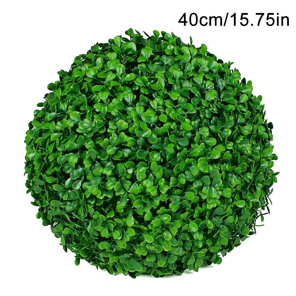 12-40cm Artificial Grass Topiary Balls Hanging Ball For Wedding Party Diy Hotel Home Yard Garden Decoration