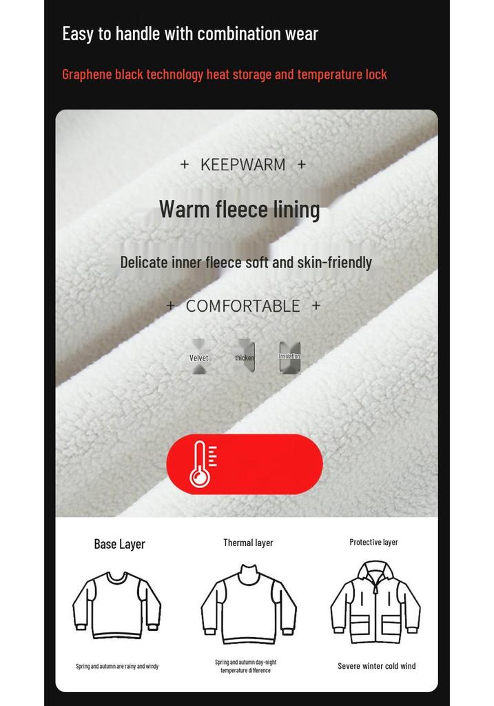 2025 Custom Logo Men's & Women's 3-in-1 Mountaineering Detachable Fleece Jacket Set