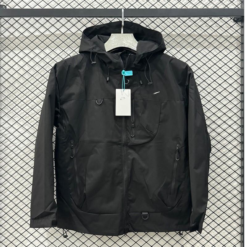 Mens Outdoor Hiking Jacket Fashion Casual Hooded Couple Windbreaker Coat