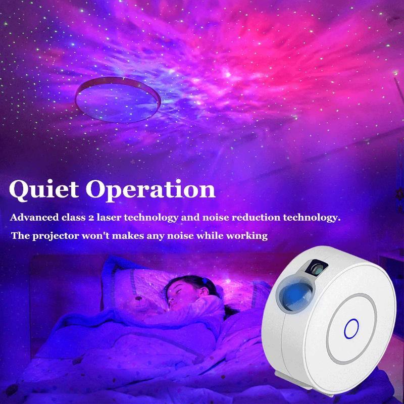 Smart Star Projector With App Voice Control Remote Rgb Lighting Perfect For Bedroom Home Party Night Ambient Light