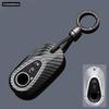 Carbon Style ABS Car Key Case Cover Fob Keychain for Mercedes Benz 2022 C S Class W206 W223 S350 C260 C300 S400 S450 S500