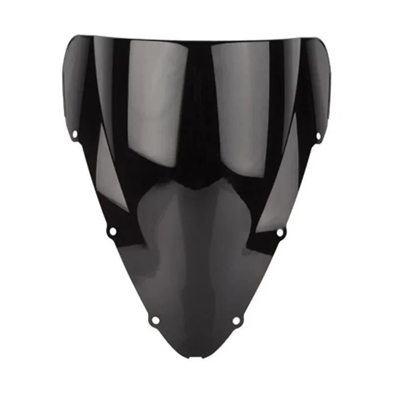 

Motorcycle Double Bubble Windshield Deflector Protector Wind Screen For Honda CBR 600 F4I CBR600 2001-2004 2005 2006 2007 2008 чёрный