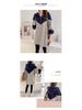 Hooded Maternity Dress: Long Sleeve Mid-Length Plus Size for Autumn & Winter