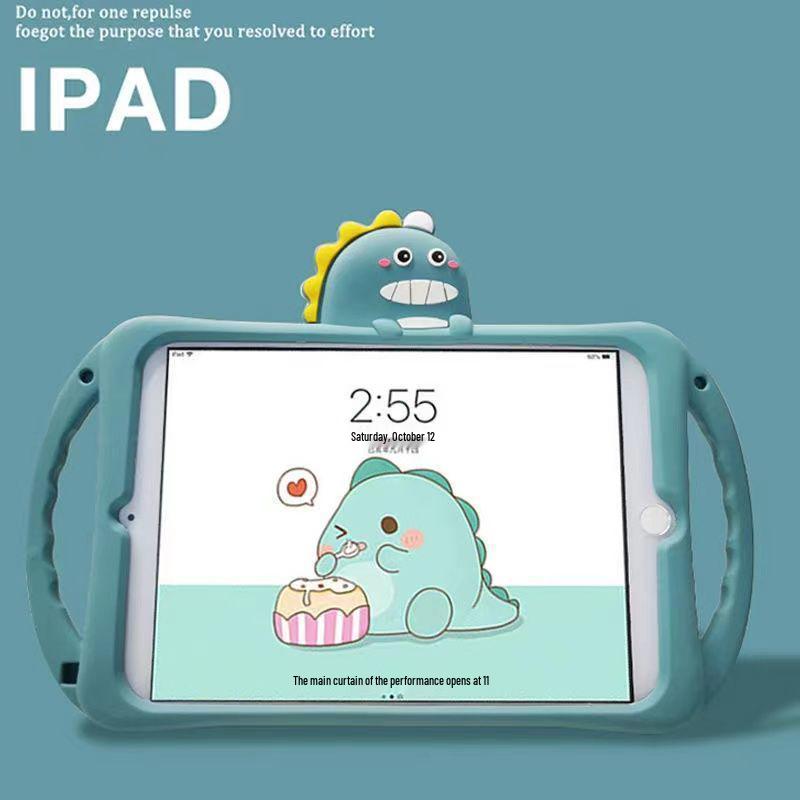 iPad Silicone Protective Cover - Ugly Frog Cartoon Design for Air3/4/5 & 10.2/11-inch Tablets