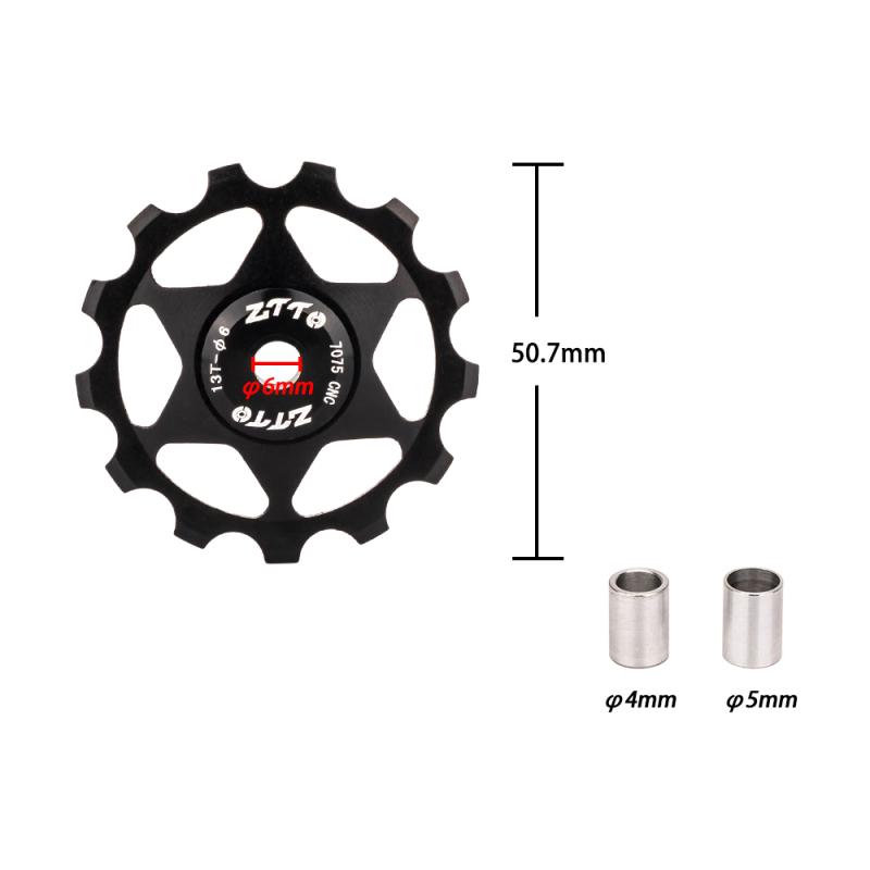 Bike Jockey Wheel Rear Derailleur Pulley 11T Seale D Bearing Aluminum Alloy Jockey Wheel