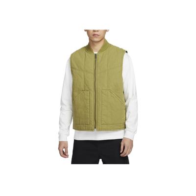 Solid Color Simple Comfortable Windproof Warm Vest Men Vests Moss-Green FQ1862-307