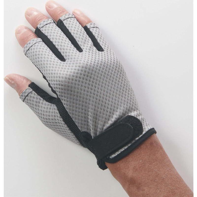 Used [New] PuroMonte Outdoor Gloves UV Care Trekking Gloves Fingerless Light Gray (LGY) M GB073U