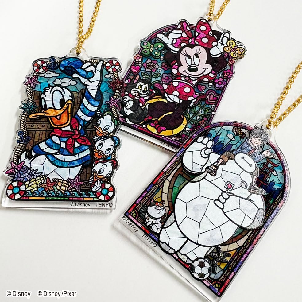 Tenyo Disney Acrylic Keychain of 8 in Double-Layer Vol.2 [Set Box] DKH-S02
