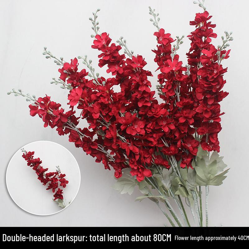 Wine Red Artificial Floral Bouquet - Chinese Wedding & Engagement Ceiling Decoration
