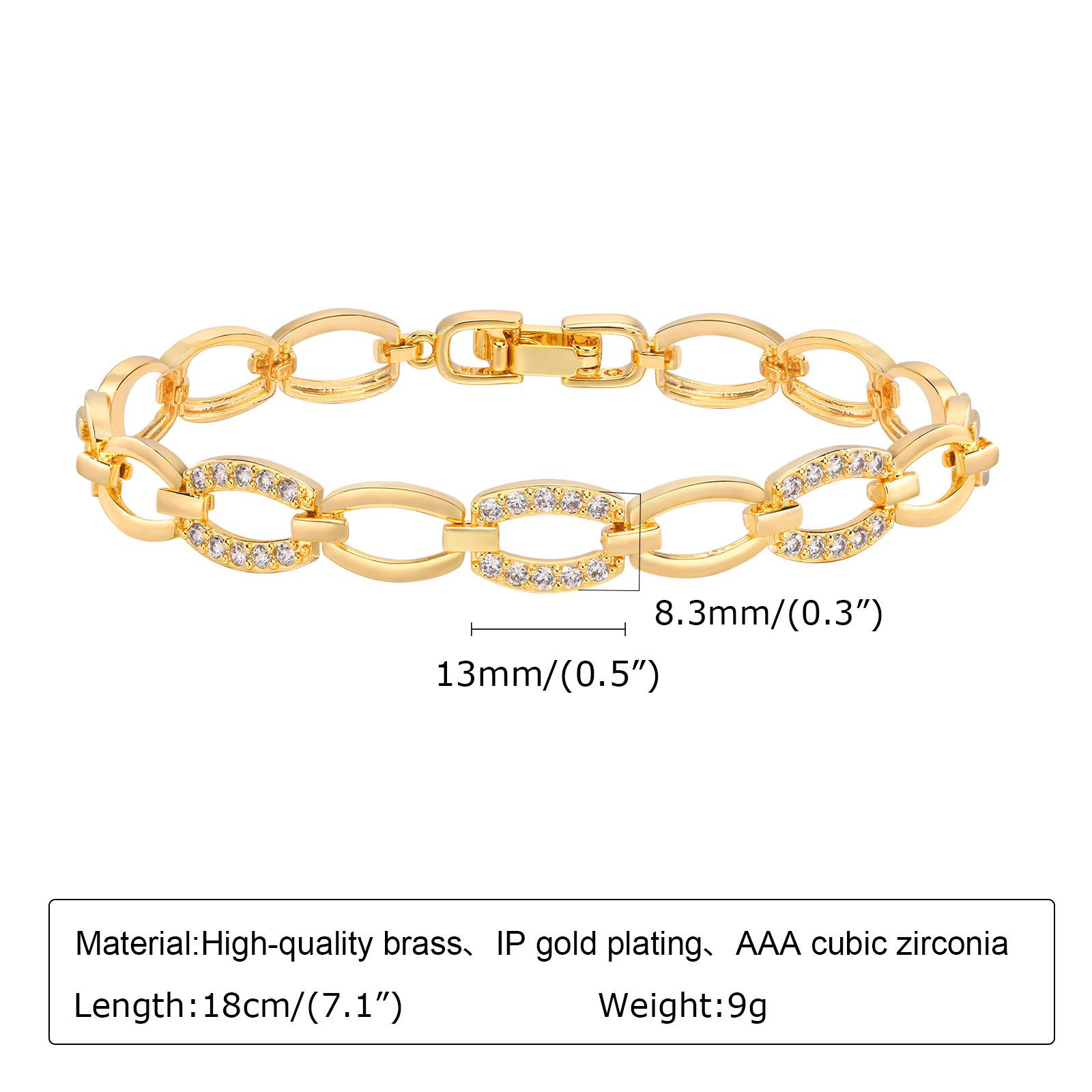 

Cuban Chain Women Bracelets Chic Heart CZ Stone Bracelet Wristband Wedding Birthday Party Mom Girlfriend Valentine s Day Gift 18CM