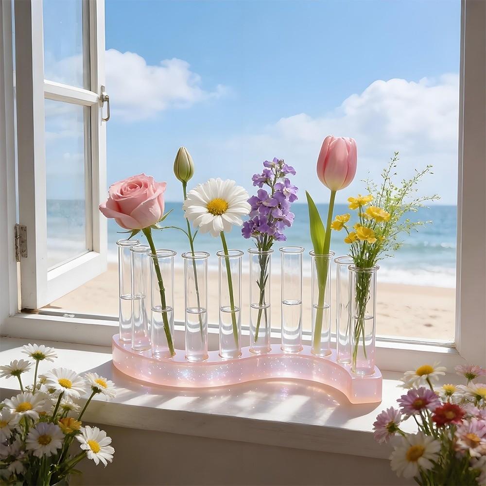 S-shaped Hydroponic Flower Stand Mold Non-stick Multi-functional Silicone Mold Handmade Flexible